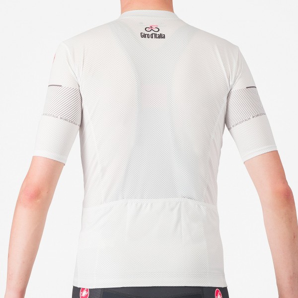 Abbigliamento Uomo Maglia Bianca Classifica Giro d'Italia 2024