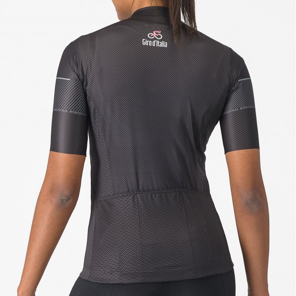 Abbigliamento donna Maglia nera Giro d'Italia 2024 Competizione