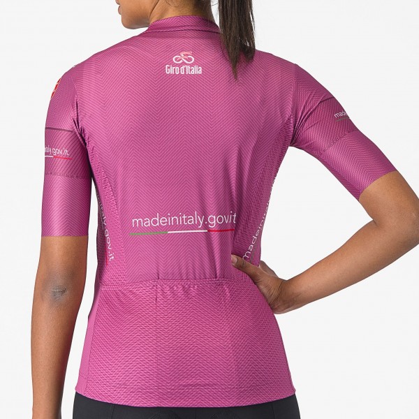 Abbigliamento Donna Maglia Ciclamino Giro d'Italia 2024 Competizione