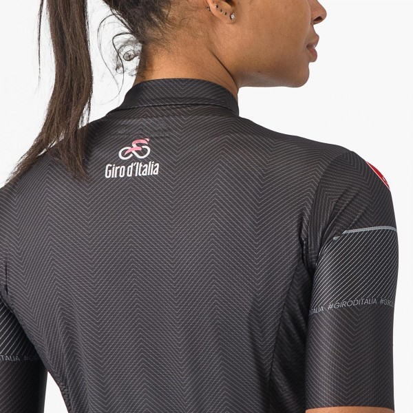 Abbigliamento donna Maglia nera Giro d'Italia 2024 Competizione