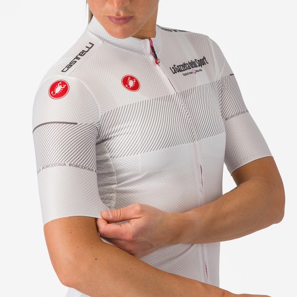 Abbigliamento donna Maglia bianca Giro d'Italia 2024 Competizione