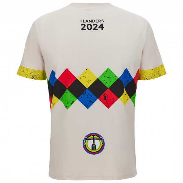 Abbigliamento uomo Santini UCI Gravel World Championship Fiandre 2024 T-shirt