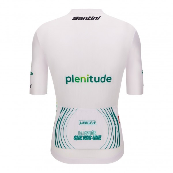 Abbigliamento maschile Vuelta Espana Maglia Bianca 2024