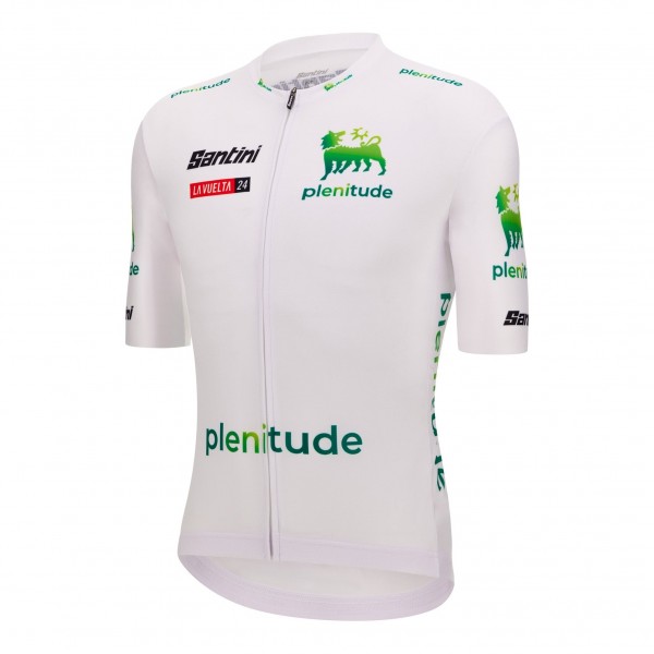 Abbigliamento maschile Vuelta Espana Maglia Bianca 2024