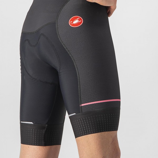 Pantaloncini con bretelle Abbigliamento da uomo Giro d'Italia 2024 Competizione - Nero
