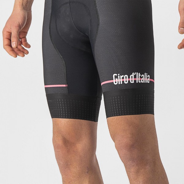 Pantaloncini con bretelle Abbigliamento da uomo Giro d'Italia 2024 Competizione - Nero