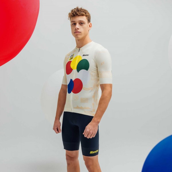 Pantaloncini con bretelle uomo Tour de France 2024 - Grand Départ