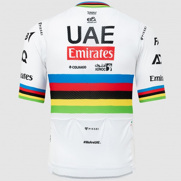 Maglia da uomo del Team UAE 2024 Pissei World Champion