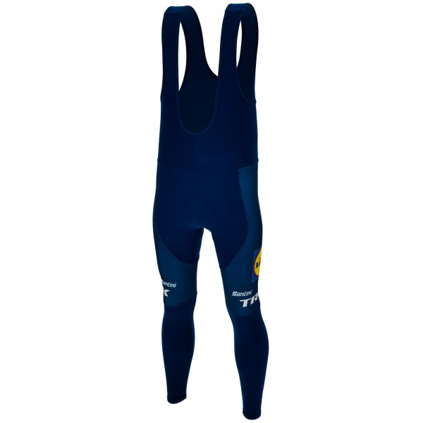 Abbigliamento uomo Salopette lunga Santini Lidl Trek 2024 Pantaloncini