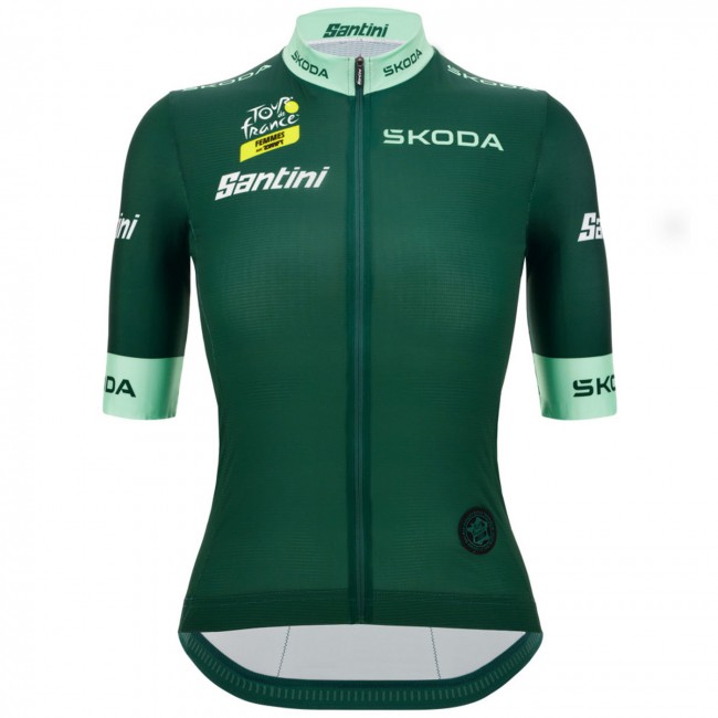 Abbigliamento Donna Tour de France 2024 Fan Line Maglia Verde Donna Abbigliamento Donna Tour de France 2024 Fan Line Maglia Verde Donna