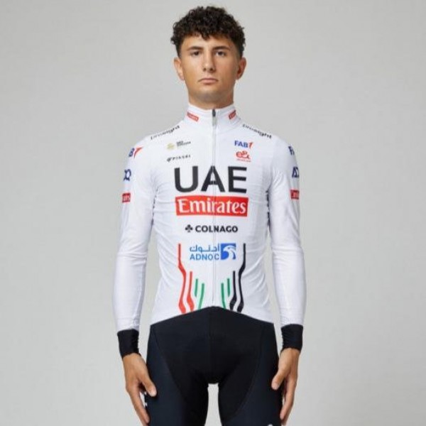 Maglia Pissei Team UAE 2024 da uomo a maniche lunghe