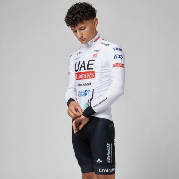 Maglia Pissei Team UAE 2024 da uomo a maniche lunghe