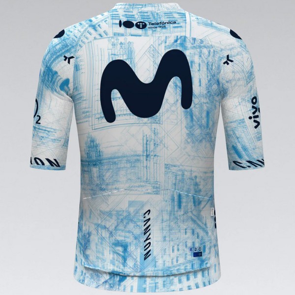 Abbigliamento uomo Maglia Team Movistar 2024 Infinity La Vuelta