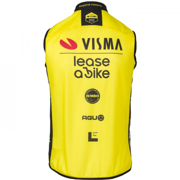 Abbigliamento uomo Gilet Agu Wind Team Visma Lease a Bike 2024