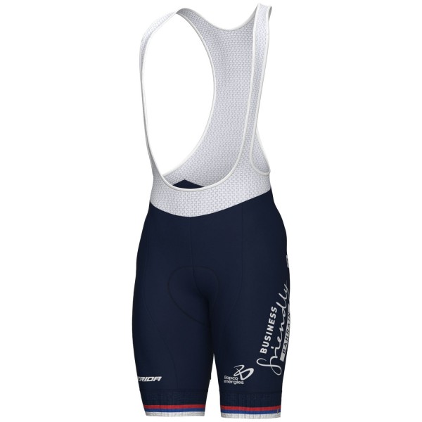 Abbigliamento uomo Pantaloncini con bretelle Ale Bahrain Victorious 2024 - Campione serbo
