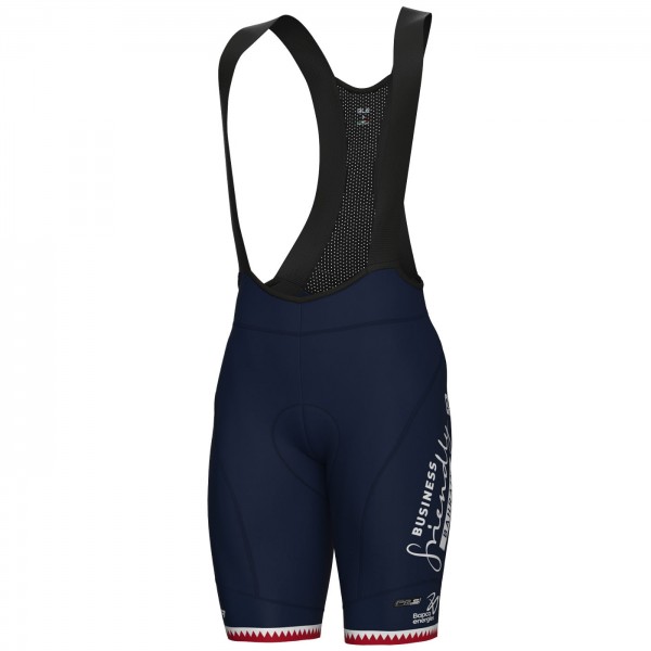 Abbigliamento uomo Pantaloncini con bretelle Ale Bahrain Victorious 2024 PRS - Campione di Serbia