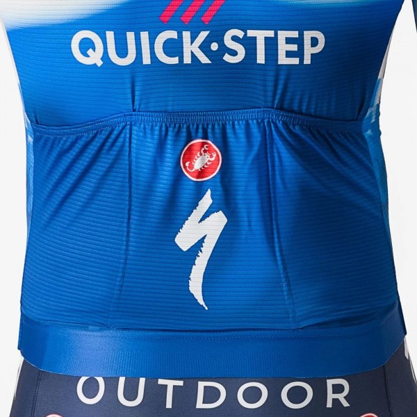 Maglia Castelli Soudal Quick-Step 2024 Aero Race 7.0 da uomo