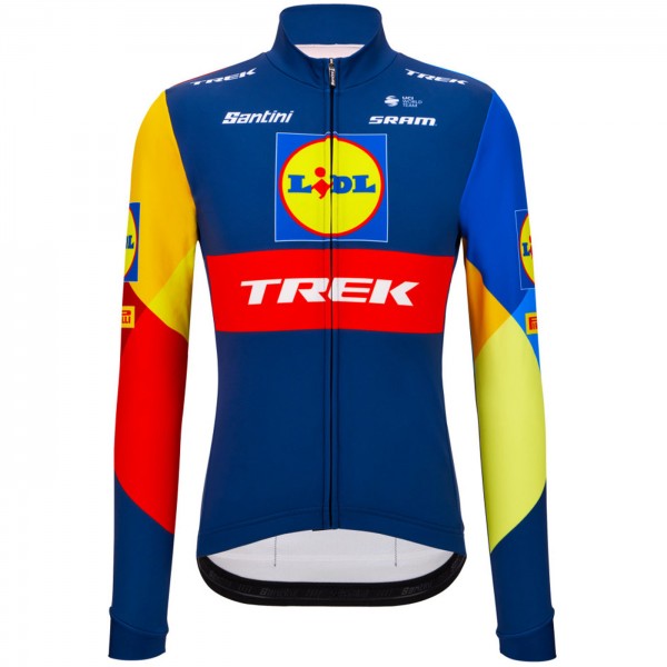 Maglia Santini Lidl Trek 2024 da uomo a maniche lunghe