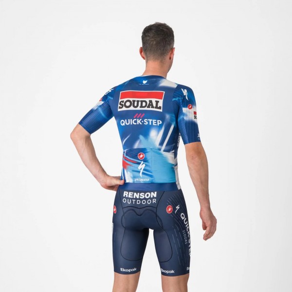 Abbigliamento uomo Calzamaglia con bretelle Castelli Soudal Quick-Step 2025 Free Aero Race S Abbigliamento uomo Calzamaglia con bretelle Castelli Soudal Quick-Step 2025 Free Aero Race S