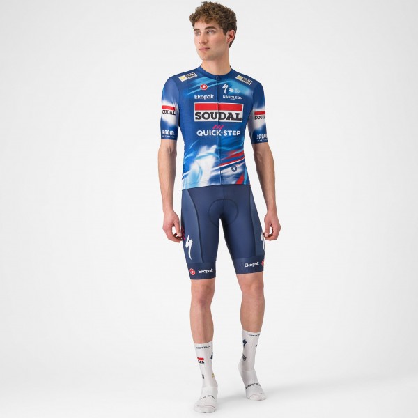 Abbigliamento uomo Castelli Maglia Soudal Quick-Step 2025 Competizione 3 Abbigliamento uomo Castelli Maglia Soudal Quick-Step 2025 Competizione 3
