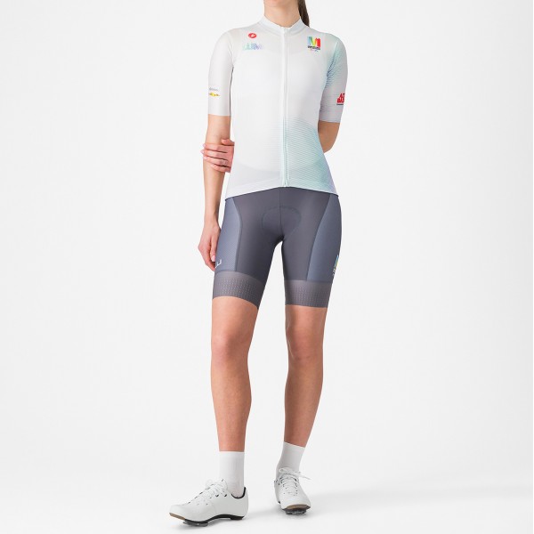Abbigliamento donna: pantaloncini con bretelle Maratona Dles Dolomites-Enel 2025