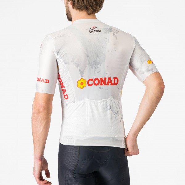 Abbigliamento uomo Maglia Bianca Competizione 3 Giro d'Italia 2025