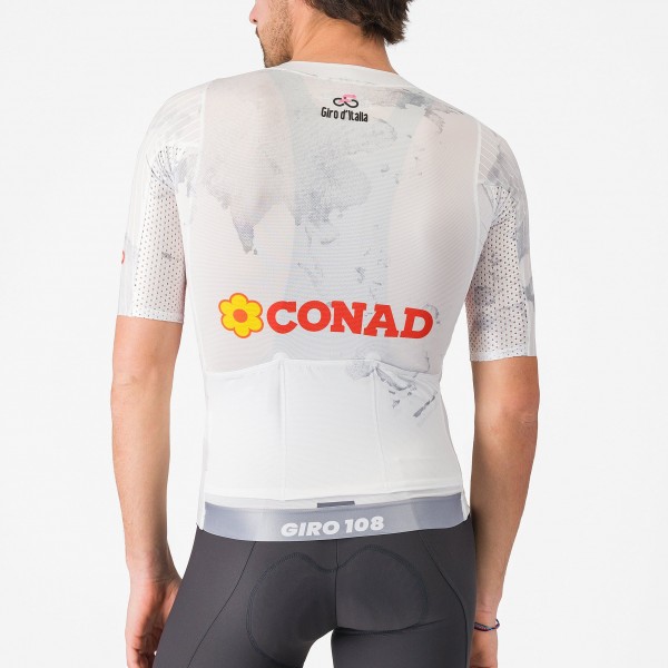 Maglia bianca da uomo Giro d'Italia 2025 Race 8S