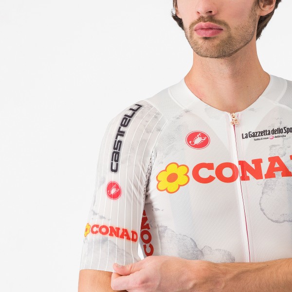 Maglia bianca da uomo Giro d'Italia 2025 Race 8S