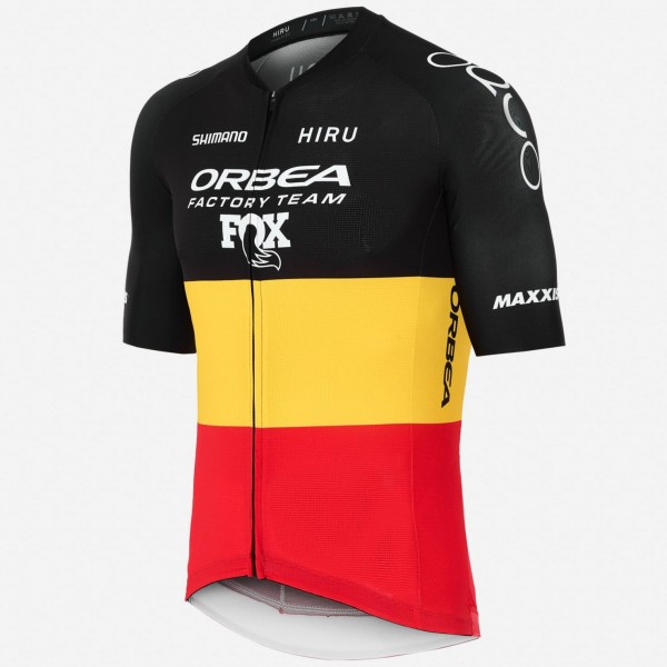 Abbigliamento uomo Maglia Core Hiru Orbea Factory Team 2025 - Campione belga