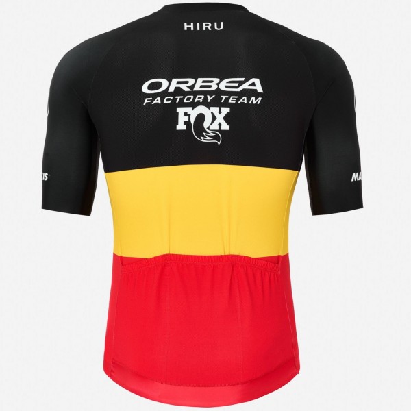 Abbigliamento uomo Maglia Core Hiru Orbea Factory Team 2025 - Campione belga