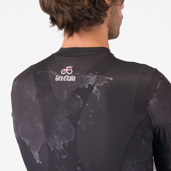 Abbigliamento Uomo Maglia Nera Giro d'Italia 2025 Competizione 3