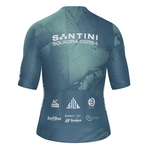 Maglia Santini Squadra Corse 2025 da uomo Maglia Santini Squadra Corse 2025 da uomo