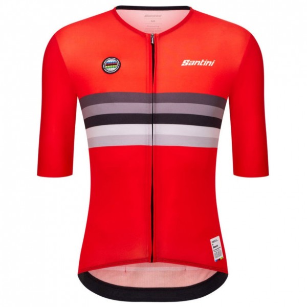 Abbigliamento Uomo Maglia Santini Campione del Mondo UCI 2025 Svizzera