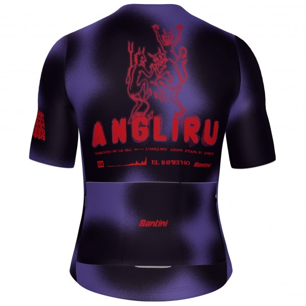Abbigliamento Uomo Maglia Santini Vuelta Espana 2025 - Angliru