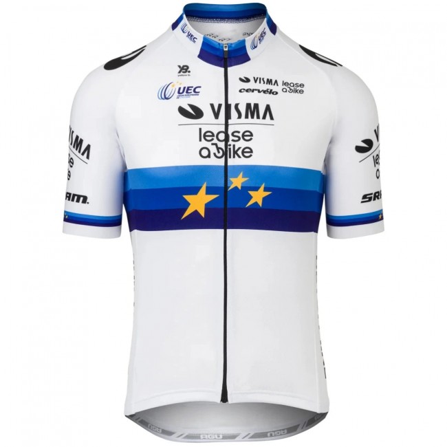 Abbigliamento Uomo Maglia Team Visma Lease a Bike 2025 - Campione Europeo Abbigliamento Uomo Maglia Team Visma Lease a Bike 2025 - Campione Europeo