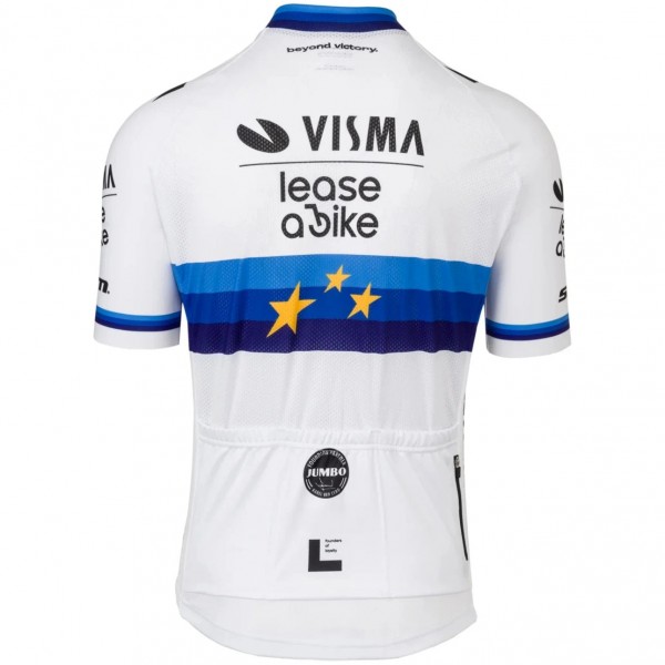 Abbigliamento Uomo Maglia Team Visma Lease a Bike 2025 - Campione Europeo Abbigliamento Uomo Maglia Team Visma Lease a Bike 2025 - Campione Europeo