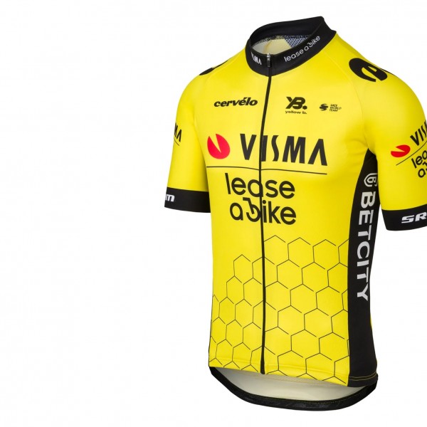 Abbigliamento Uomo Maglia Team Visma Lease a Bike 2025 Premium
