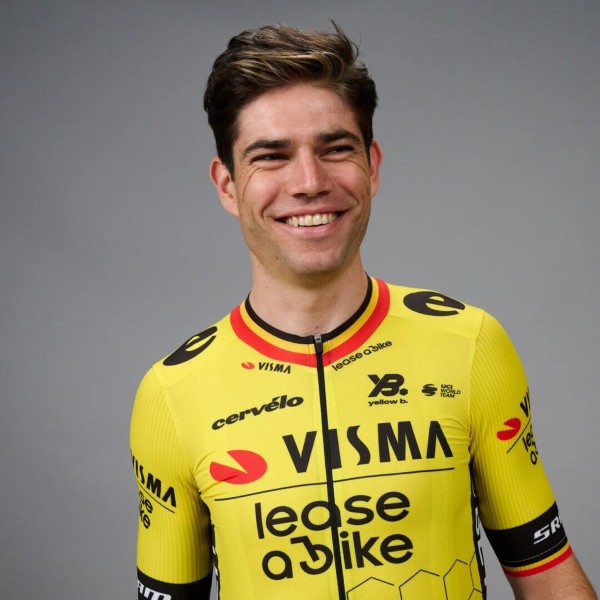 Abbigliamento Uomo Maglia Team Visma Lease a Bike 2025 - Wout Van Aert