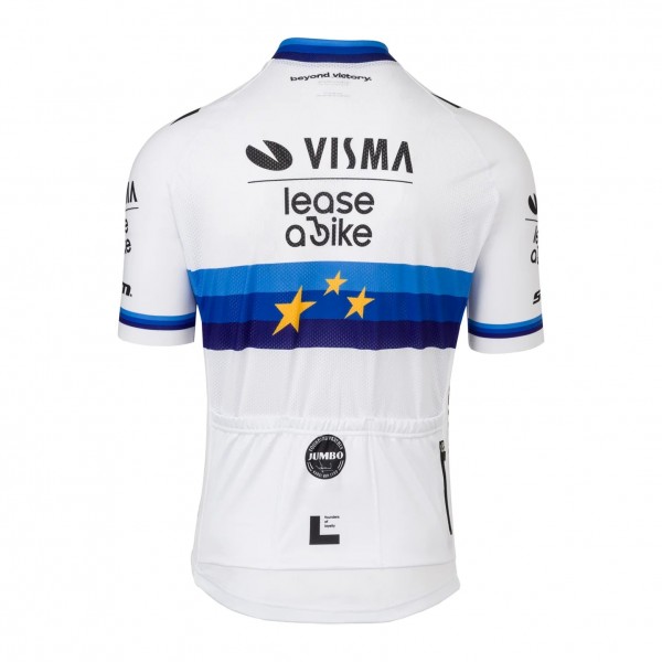 Maglia da uomo Team Visma Lease a Bike 2025 - Campione Europeo Maglia da uomo Team Visma Lease a Bike 2025 - Campione Europeo