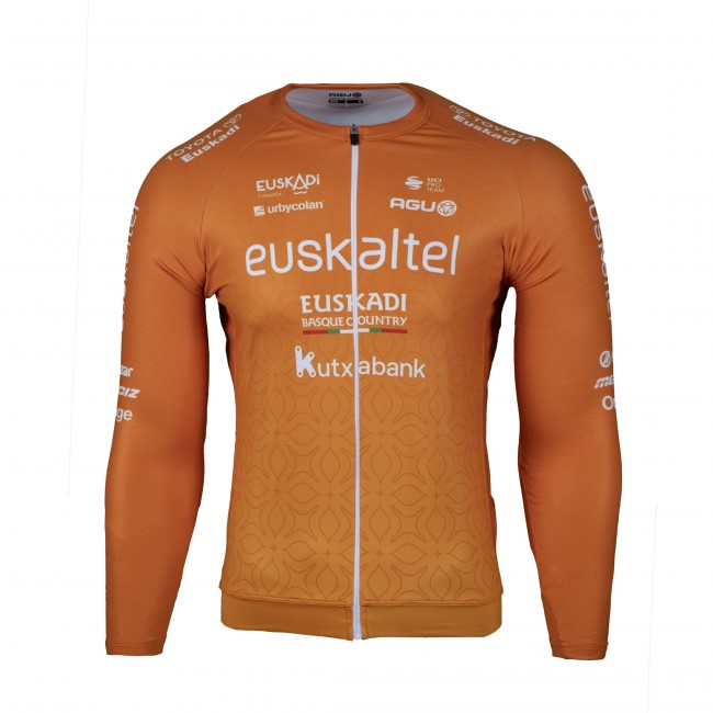 Abbigliamento uomo Maglia a maniche lunghe Agu Euskaltel Euskadi 2025 Premium Midlayer Abbigliamento uomo Maglia a maniche lunghe Agu Euskaltel Euskadi 2025 Premium Midlayer