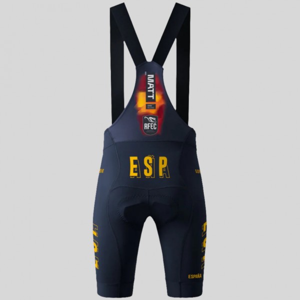 Abbigliamento uomo Calzamaglia con bretelle Gobik RFEC 2025 Matt Solid 2.0 - Blu