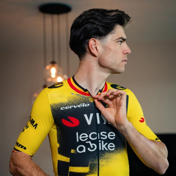Maglia da uomo Team Visma Lease a Bike 2025 The Wingbeat - Wout Van Aert