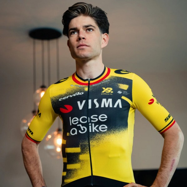 Maglia da uomo Team Visma Lease a Bike 2025 The Wingbeat - Wout Van Aert