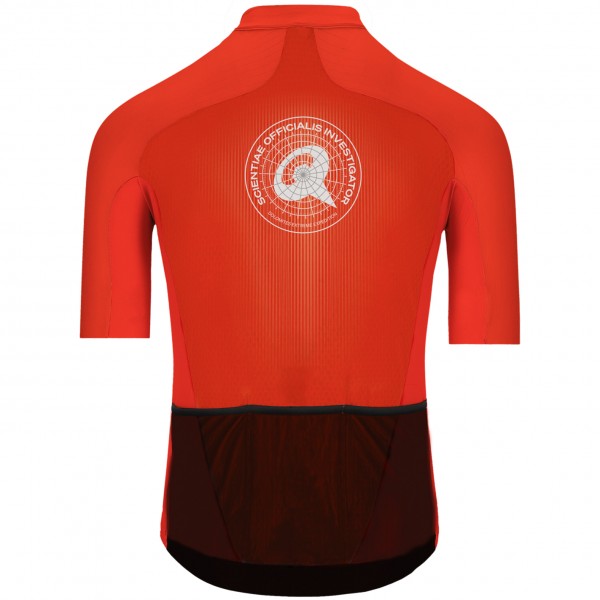 Maglia Q36.5 Gregarius Clima Dolomites Extreme da uomo rossa