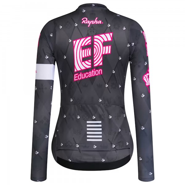 Maglia a maniche lunghe Rapha EF Education EasyPost da donna 2025