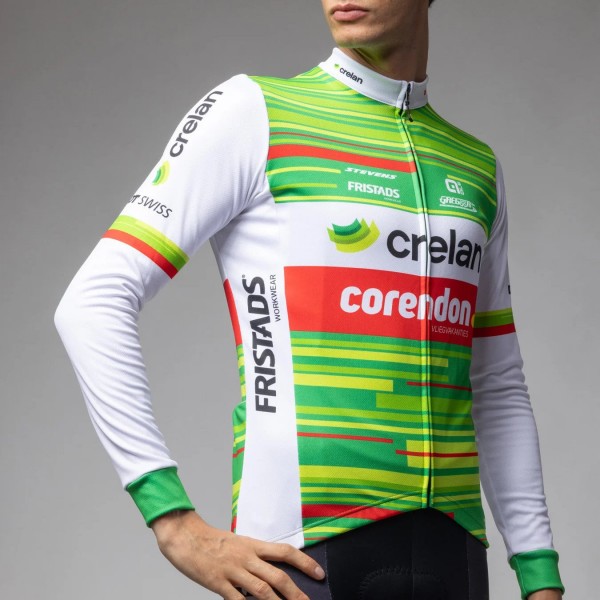 Abbigliamento uomo Maglia a maniche lunghe Ale Crelan Corendon 2025