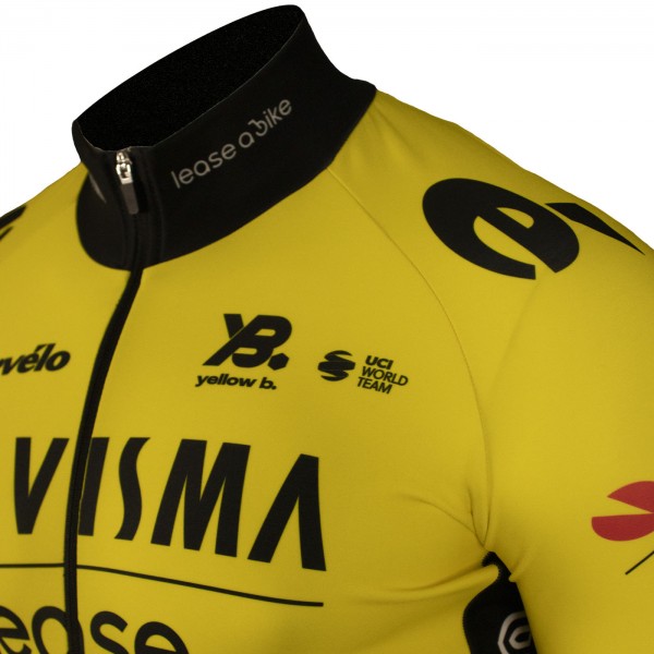 Abbigliamento uomo Giacca Team Visma Lease a Bike 2025 Premium Polartec