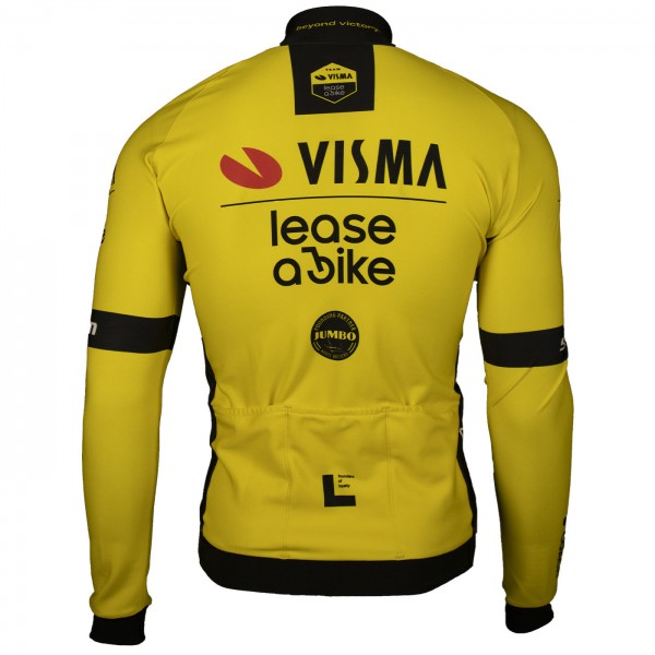 Abbigliamento uomo Giacca Team Visma Lease a Bike 2025 Premium Polartec