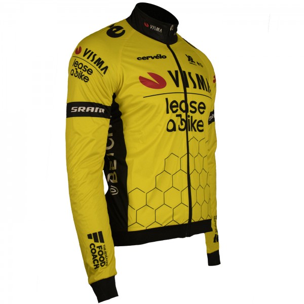 Abbigliamento uomo Giacca Team Visma Lease a Bike 2025 Premium Polartec