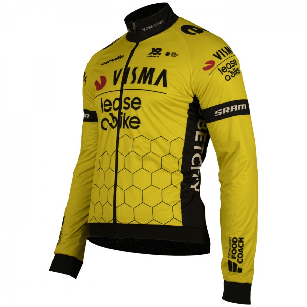 Abbigliamento uomo Giacca Team Visma Lease a Bike 2025 Premium Polartec